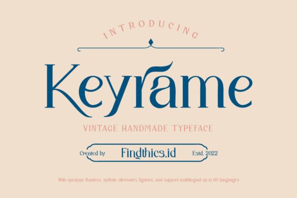 Keyrame Font - Featured Image