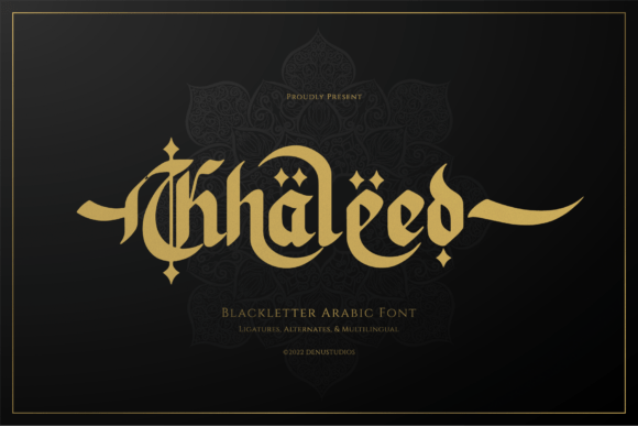 Khaleed Font - Featured Image