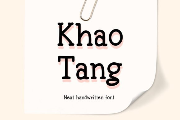 Khaotang Font - Featured Image