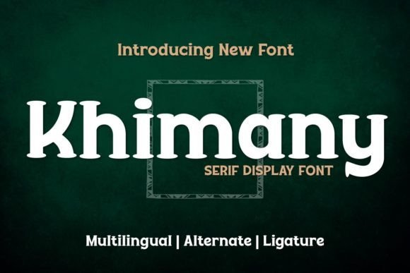 Khimany Font - Featured Image