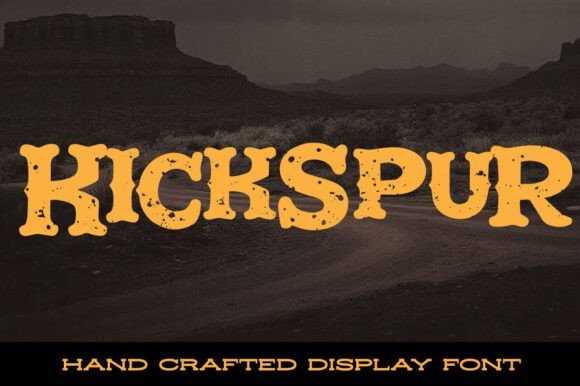 Kickspur Font - Featured Image