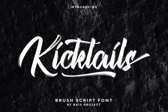 Kicktails Font - Featured Image