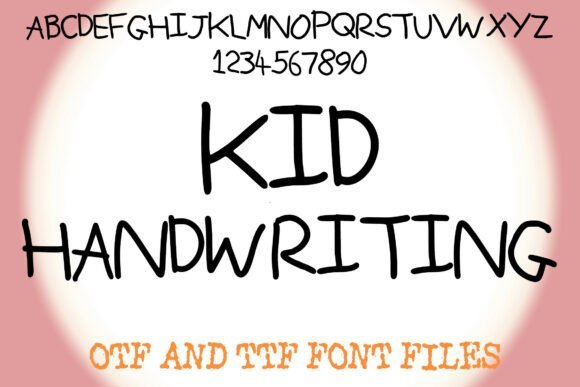 Kid Handwriting Font - Featured Image