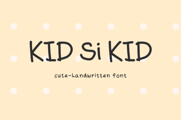 Kid Si Kid Font - Featured Image