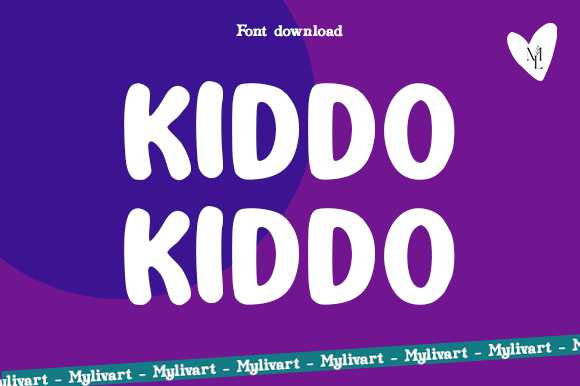 Kiddo Kiddo Font - Featured Image