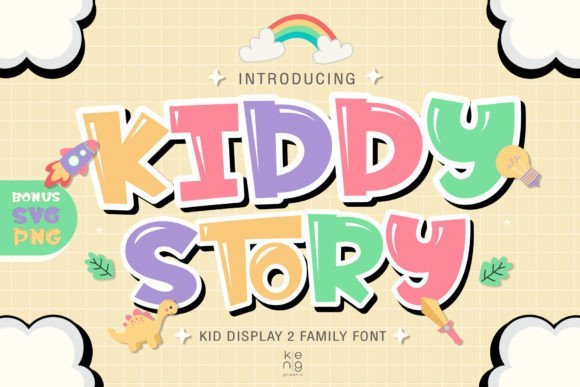 Kiddy Story Font - Featured Image