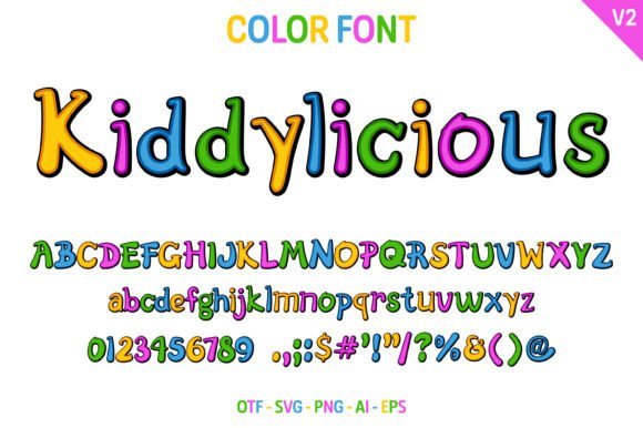 Kiddylicious V2 Font - Featured Image