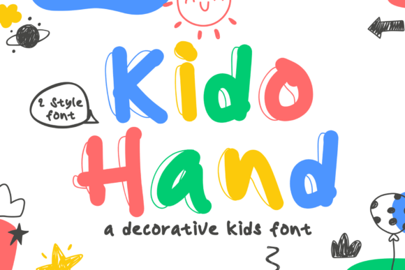Kido Hand Font - Featured Image