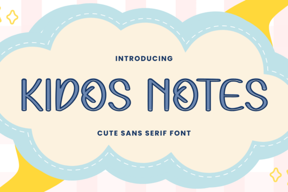 Kidos Notes Font - Featured Image