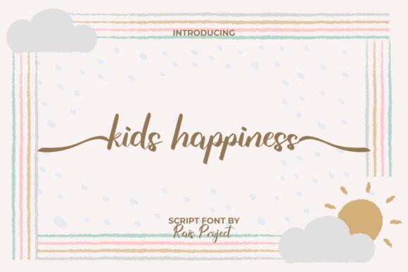 Kids Happiness Font - Featured Image