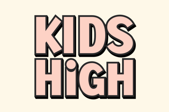 Kids High Font - Featured Image
