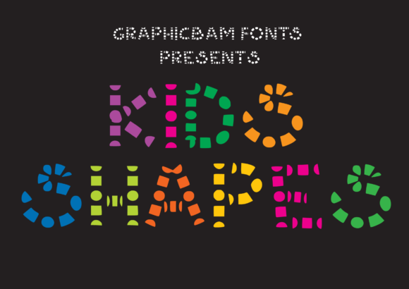 Kids Shapes Font - Featured Image