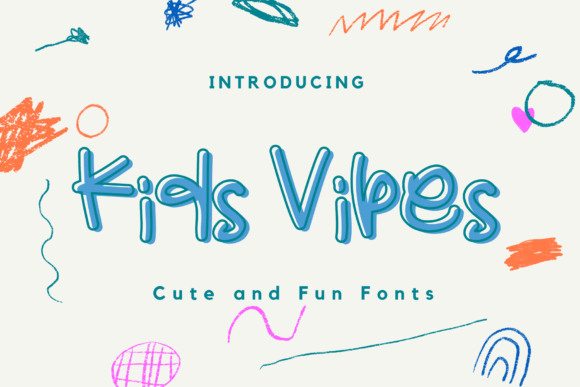 Kids Vibes Font - Featured Image