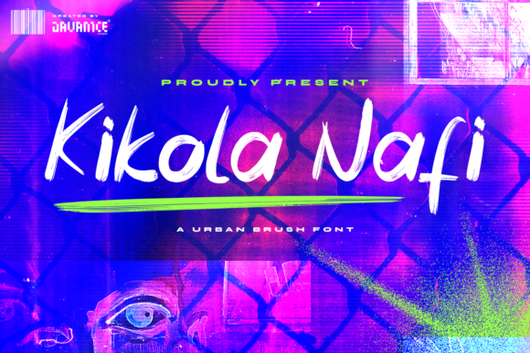 Kikola Nafi Font - Featured Image