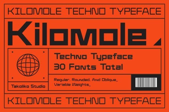 Kilomole Font - Featured Image