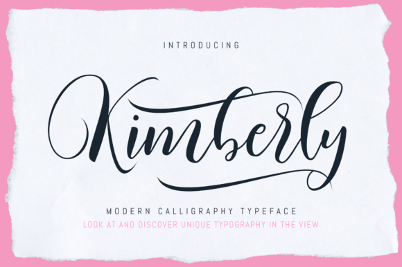 Kimberly Script Font - Featured Image