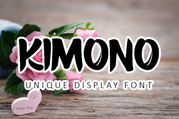 Kimono Font - Featured Image