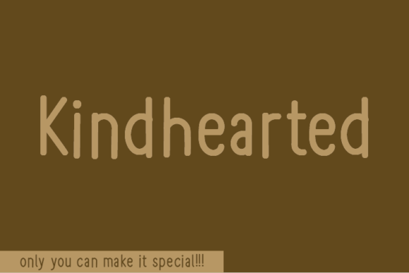 Kindhearted Font - Featured Image