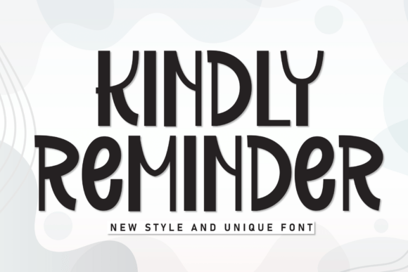 Kindly Reminder Font - Featured Image