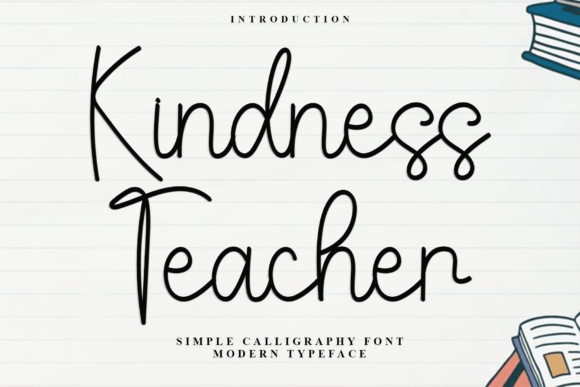 Kindness Teacher Font - Featured Image