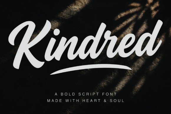 Kindred Font - Featured Image