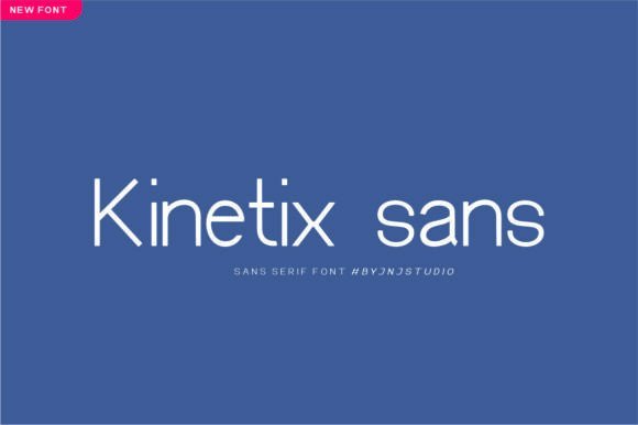 Kinetix Sans Font - Featured Image
