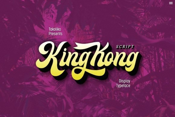 Kingkong Font - Featured Image