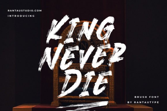 Kingneverdie Font - Featured Image