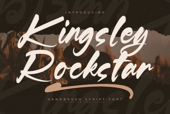 Kingsley Rockstar Font - Featured Image