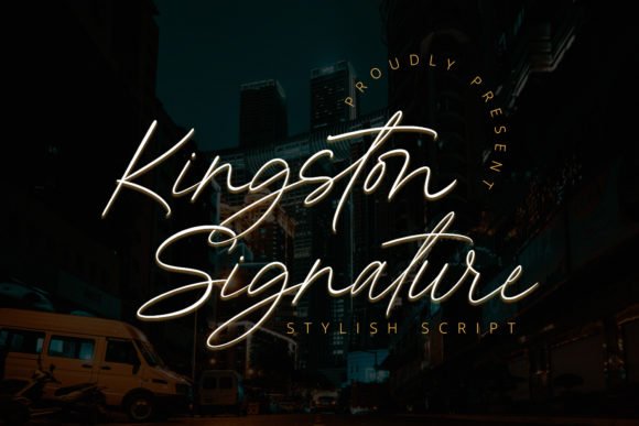 Kingston Signature Font - Featured Image