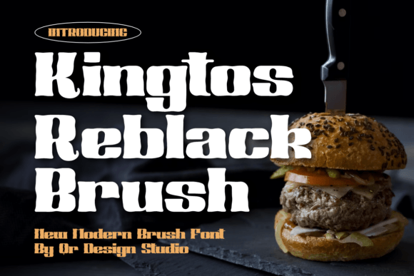 Kingtos Reblack Brush Font - Featured Image