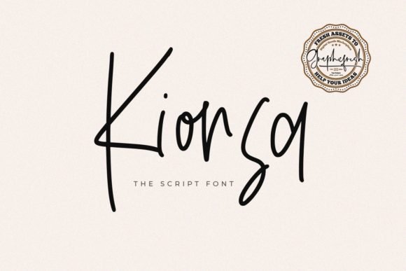 Kionsa Font - Featured Image
