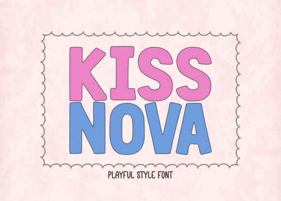 Kiss Nova Font - Featured Image