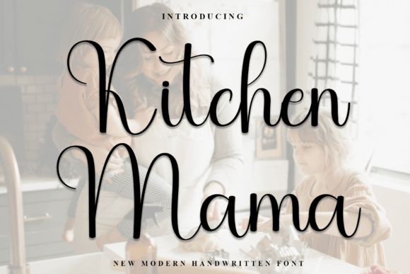 Kitchen Mama Font - Featured Image