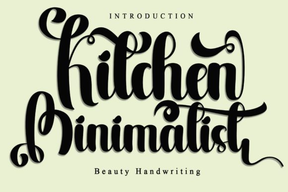 Kitchen Minimalist Font - Featured Image