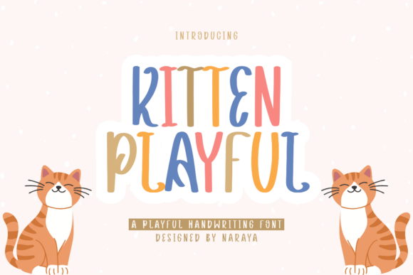 Kitten Playful Font - Featured Image