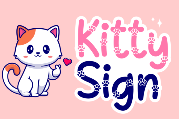 Kitty Sign Font - Featured Image