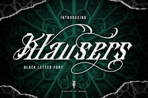 Klausers Font - Featured Image