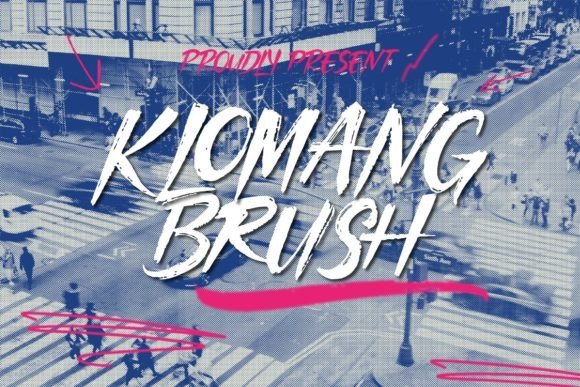 Klomang Brush Font - Featured Image