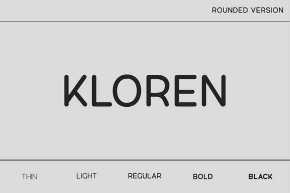 Kloren Rounded Font - Featured Image