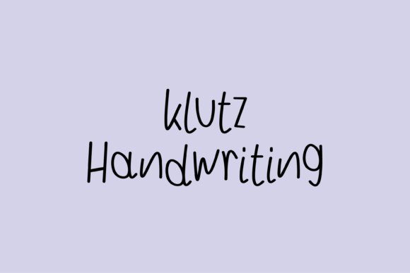 Klutz Font - Featured Image